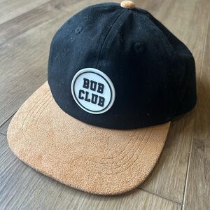 Black and Tan Kids Cap